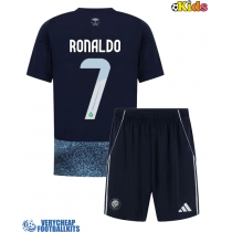 Al-Nassr Cristiano Ronaldo #7 Replica Away Minikit 2025-26 Short Sleeve (+ pants)